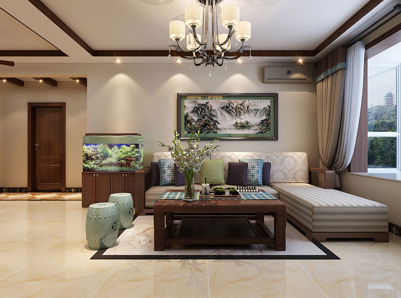 瀚唐136㎡四室兩廳簡中式 瀚唐136㎡四室兩廳簡中式