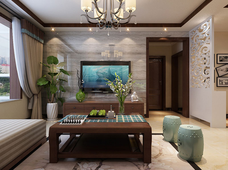 瀚唐136㎡四室兩廳簡中式 瀚唐136㎡四室兩廳簡中式