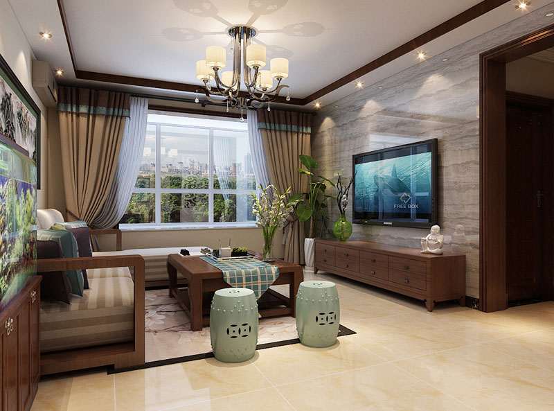 瀚唐136㎡四室兩廳簡中式 瀚唐136㎡四室兩廳簡中式