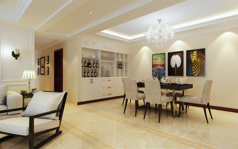 萬信花園220平米四室兩廳現(xiàn)代簡約