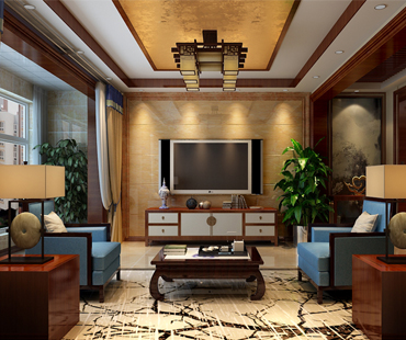 禮居洋墅300㎡別墅中式風格