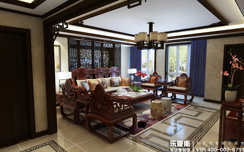 正定墅洋居禮別墅360㎡中式