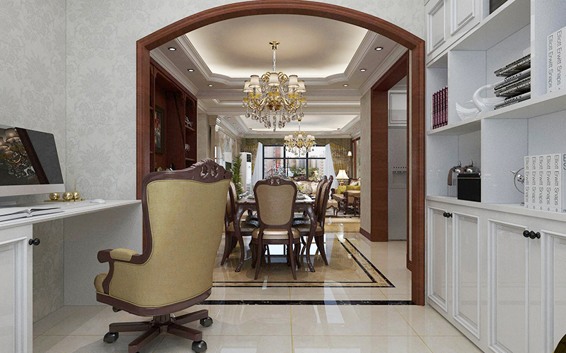 奧北公園180平米歐式風(fēng)格