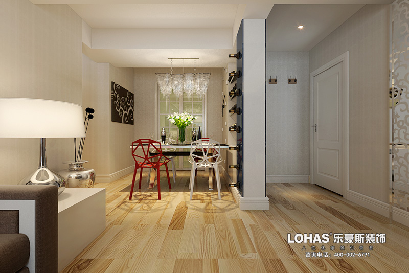 上東花園三室兩廳139㎡現(xiàn)代風格