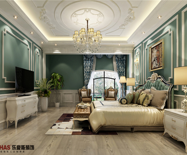 恒大金碧天下400平米別墅新古典風(fēng)格裝修