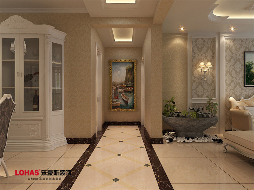 昆侖·正和苑135平歐式風格裝修效果圖