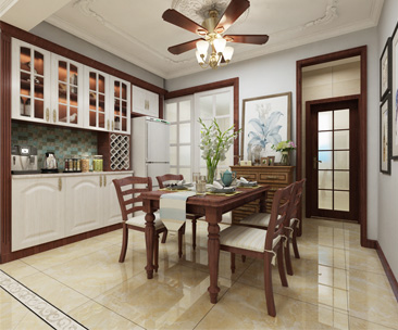 天海譽(yù)天下139平米三室兩廳兩衛(wèi)美式風(fēng)格