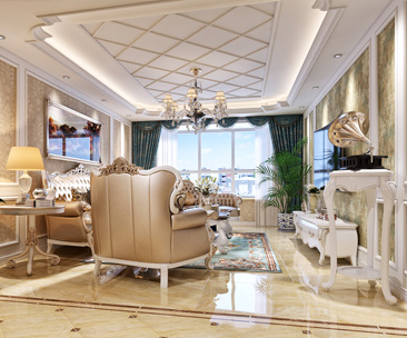 龍溪城138平米三室歐式