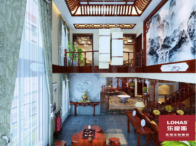 江南新城別墅 500平中式