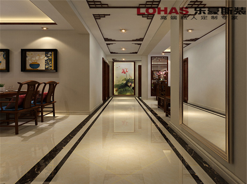 上河原著126平米三室兩廳新中式裝修效果圖 上河原著126平米三室兩廳新中式裝修效果圖