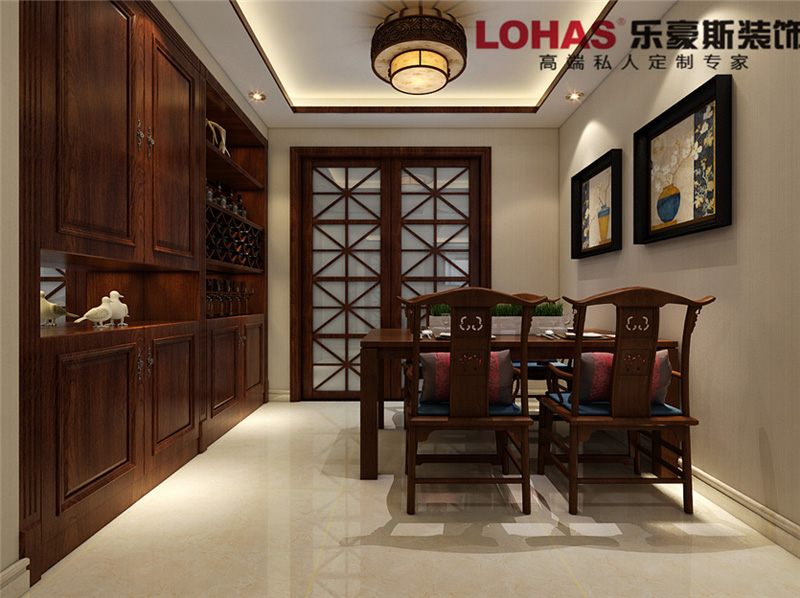 上河原著126平米三室兩廳新中式裝修效果圖 上河原著126平米三室兩廳新中式裝修效果圖