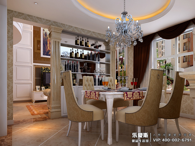 熙園189平米歐式裝修效果圖