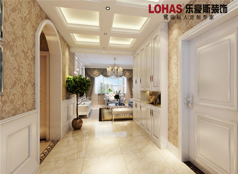 軍薔苑135平三室兩廳裝修效果圖