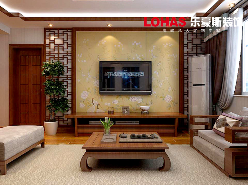 電業(yè)宿舍92平兩室兩廳簡中風格裝修效果圖