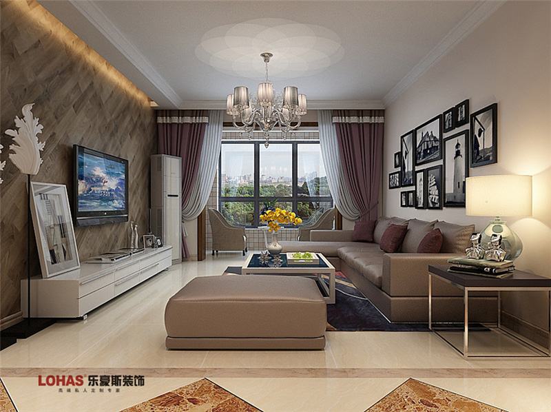 長(zhǎng)九中心127平簡(jiǎn)約風(fēng)格裝修效果圖