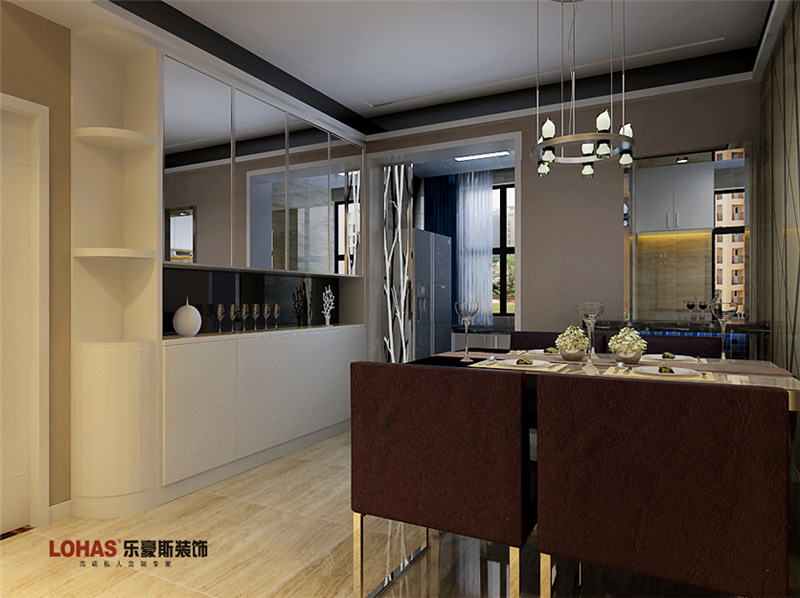 3302宿舍140平三室兩廳現(xiàn)代簡約裝修效果圖