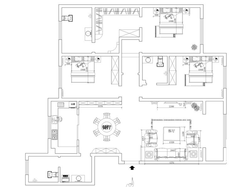 天海譽(yù)天下/183平/新中式