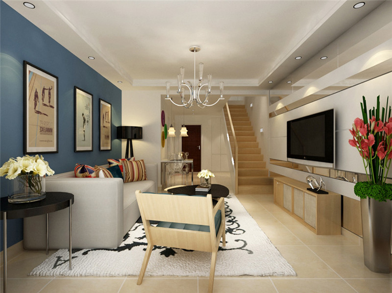 藍山印象108平現(xiàn)代簡約風格