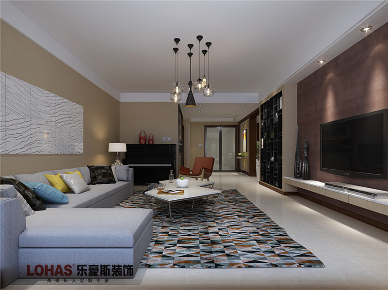 雅清苑180平美式風(fēng)格裝修效果圖