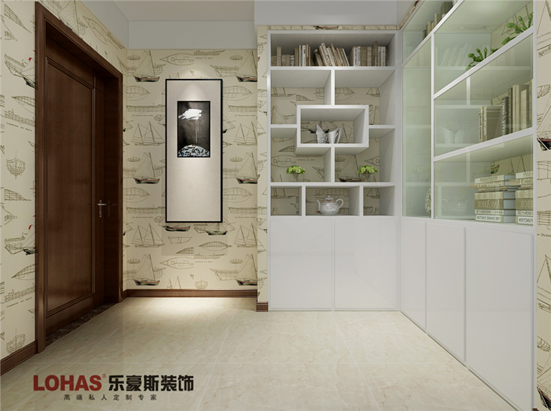 雅清苑180平美式風(fēng)格裝修效果圖