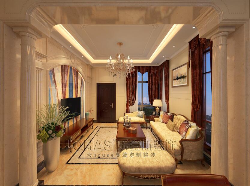 碧桂園/180平別墅/美式新古典風格