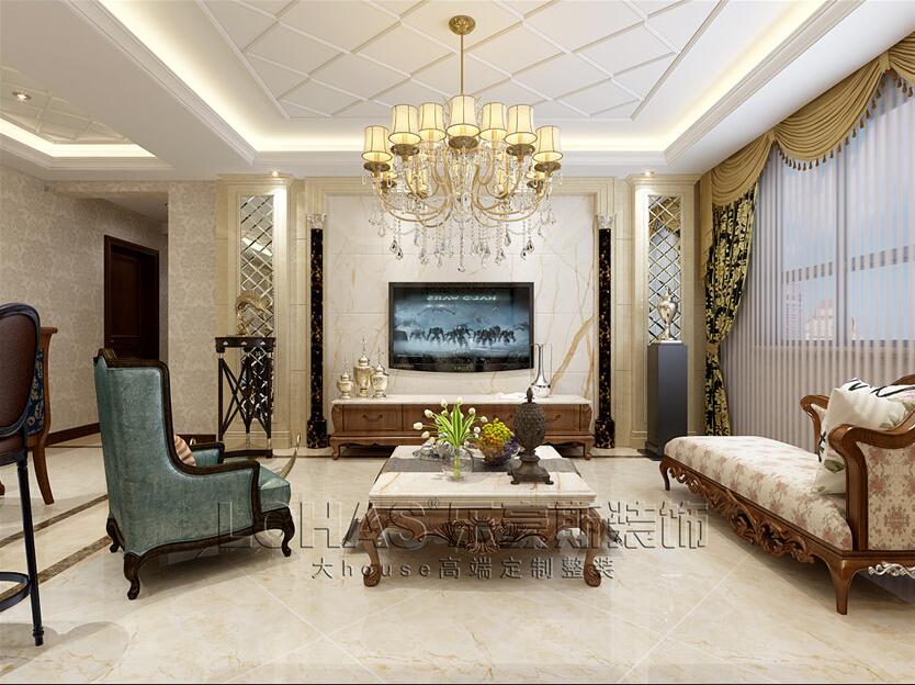 遠(yuǎn)景時代125平簡歐風(fēng)格