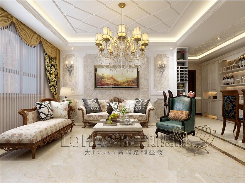 遠(yuǎn)景時代125平簡歐風(fēng)格