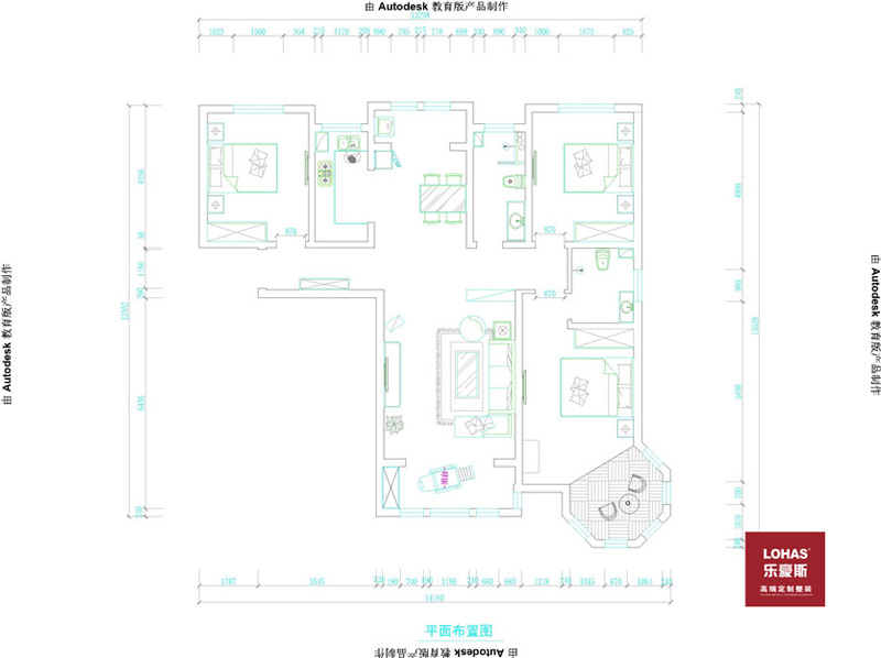 海棠灣/138平/簡(jiǎn)歐