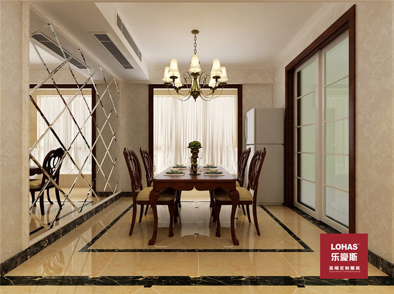 星河盛世138平美式裝修