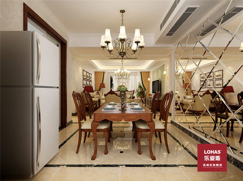 星河盛世138平美式裝修