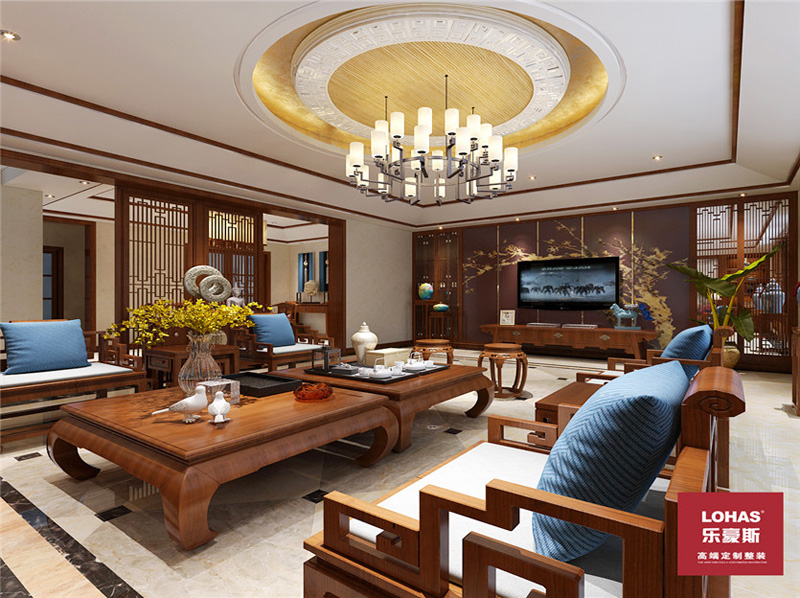 南村古鎮(zhèn)540平別墅中式裝修 南村古鎮(zhèn)540平別墅中式裝修