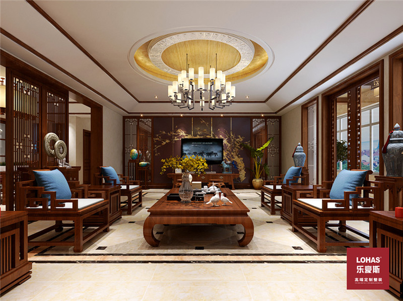 南村古鎮(zhèn)540平別墅中式裝修 南村古鎮(zhèn)540平別墅中式裝修