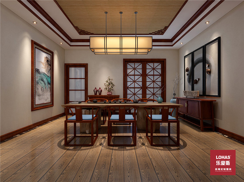 南村古鎮(zhèn)540平別墅中式裝修 南村古鎮(zhèn)540平別墅中式裝修