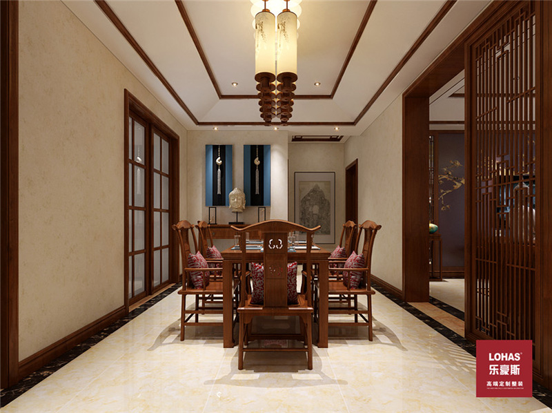 南村古鎮(zhèn)540平別墅中式裝修 南村古鎮(zhèn)540平別墅中式裝修