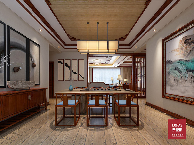 南村古鎮(zhèn)540平別墅中式裝修 南村古鎮(zhèn)540平別墅中式裝修