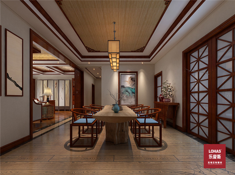 南村古鎮(zhèn)540平別墅中式裝修 南村古鎮(zhèn)540平別墅中式裝修