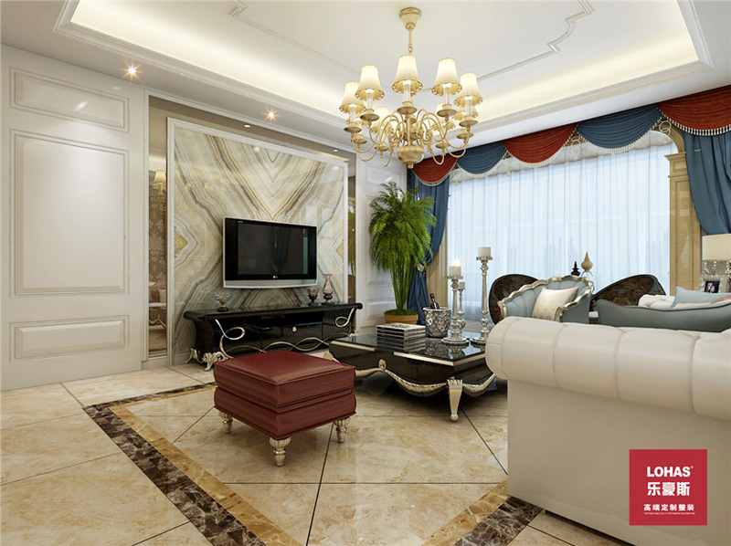 長(zhǎng)瑞錦城203平米裝修效果圖