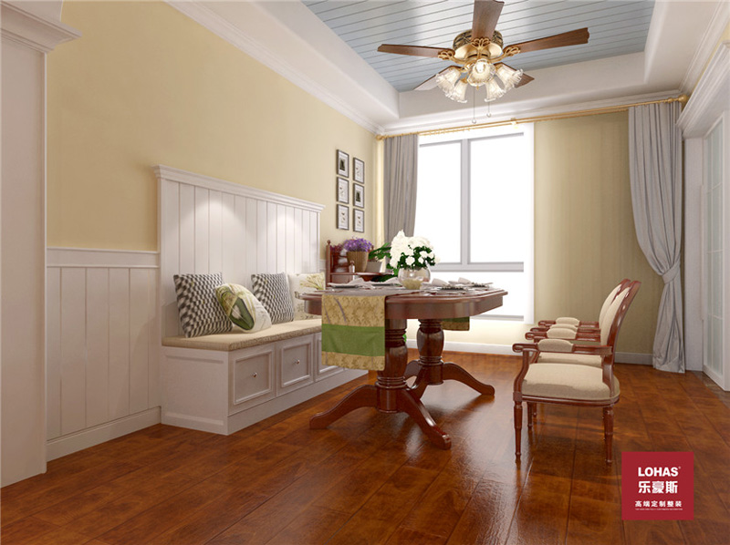 新源燕府186平美式田園風(fēng)格