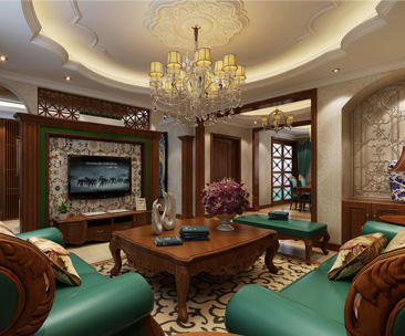 啟銳園180平美式風(fēng)格