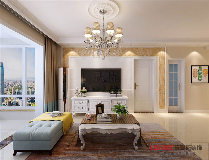 盛世長安88平簡歐風格