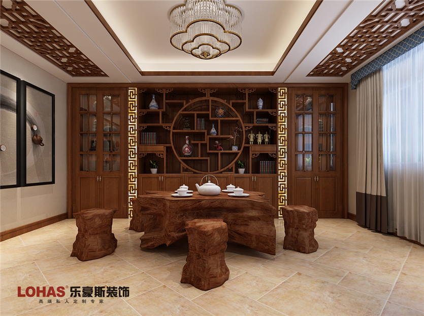 鑫界王府270平四室新中式裝修效果圖 鑫界王府270平四室新中式裝修效果圖