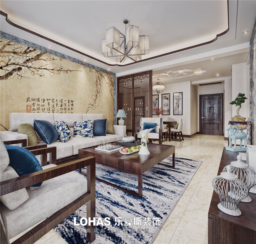 名相華府150平新中式四室效果圖 名相華府150平新中式四室效果圖