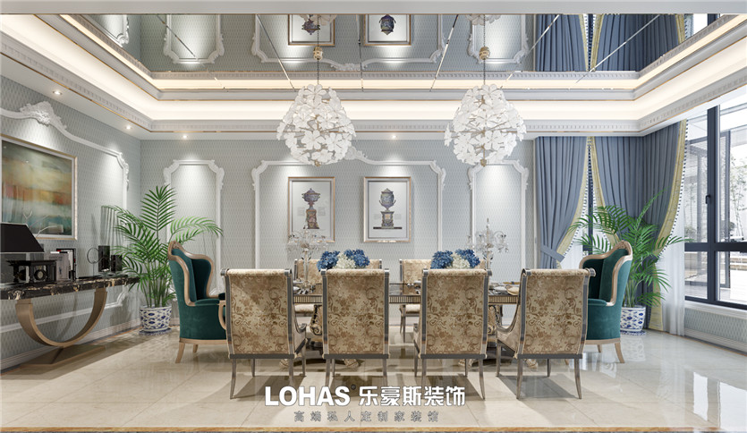 平山自建房350平新古典效果圖