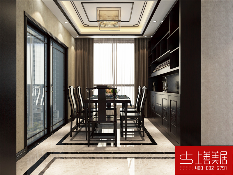 綠朗時(shí)光170平四室兩廳簡歐風(fēng)格裝修效果圖