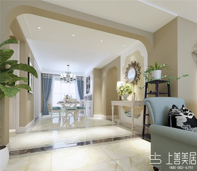 天山熙湖瀾岸/150平/美式風(fēng)格