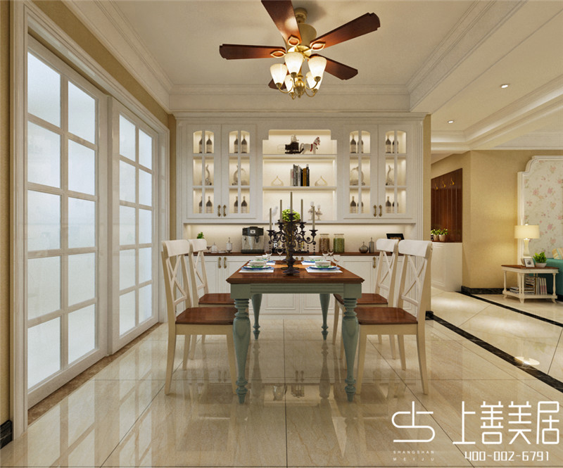 城南春天139平三室兩廳簡(jiǎn)約美式風(fēng)格裝修效果圖