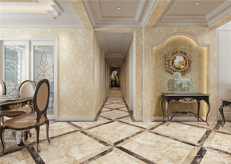 定州爵士山200平五室三廳歐式古典風格裝修效果圖