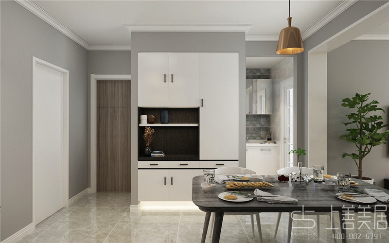 鐵路宿舍60平現(xiàn)代簡約風格裝修效果圖