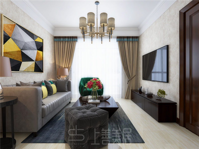 榮盛城72平現(xiàn)代簡約