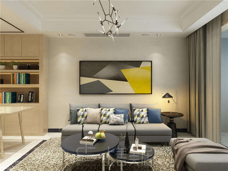 榮盛城87平現(xiàn)代簡約